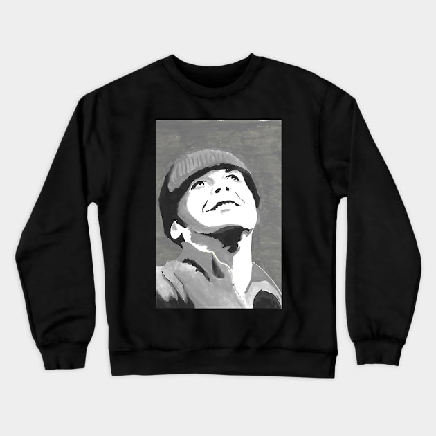 Jack Nicholson Cuckoo's Nest painted Crewneck Sweatshirt by Blaze_Belushi